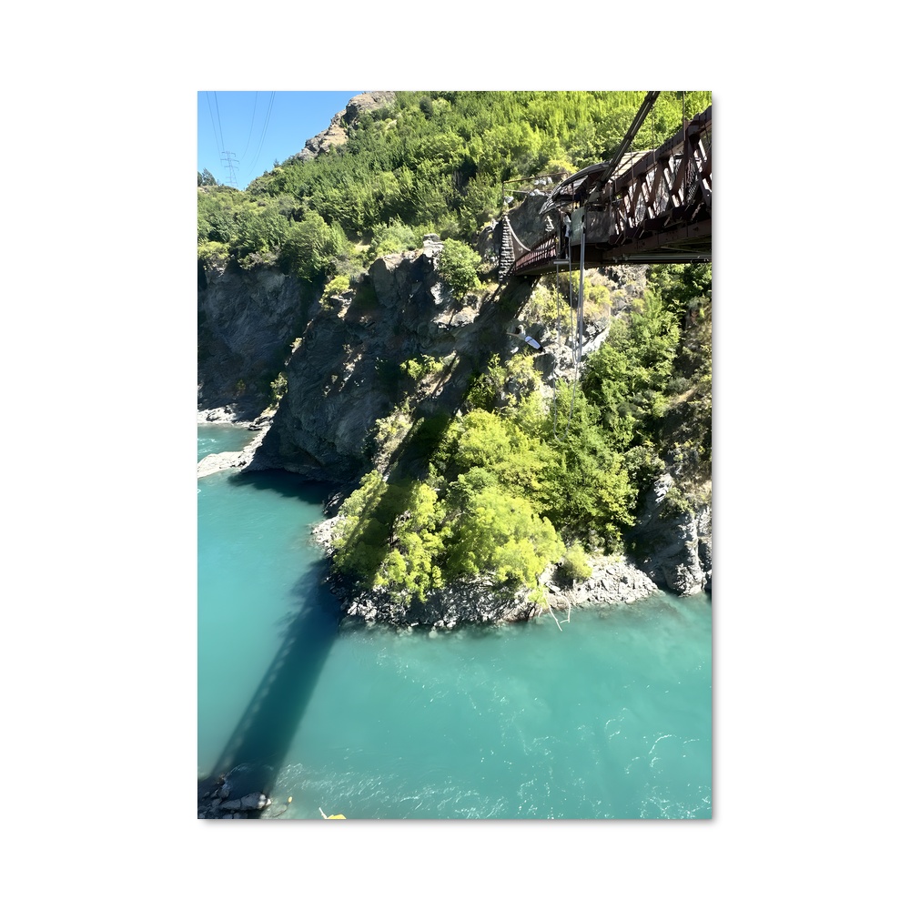 Poster Kayak Aventure – affiche Saut à l’élastique